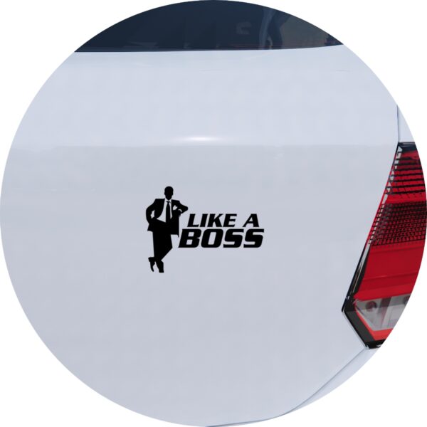 Adesivo de Carro Like a Boss Meme