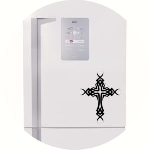 Adesivo de Casa Crucifixo Cristão Estilizado