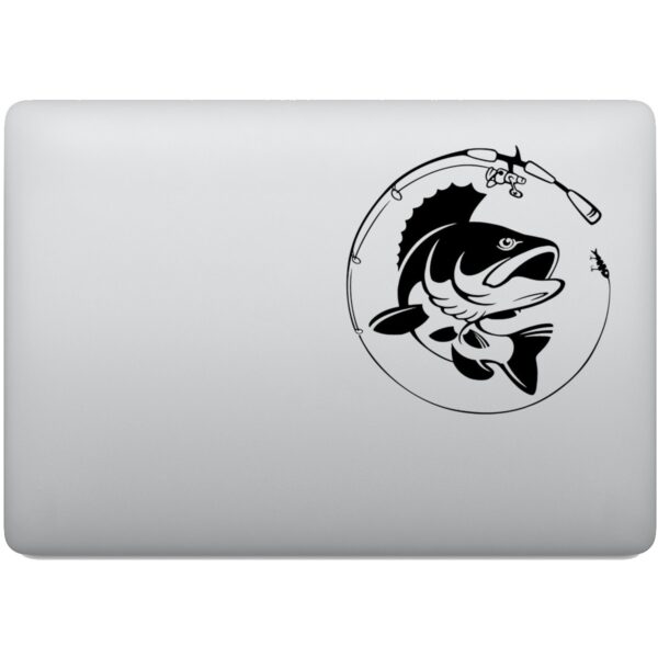 Adesivo de Notebook Peixe e Amor por Pescaria