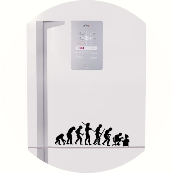 Adesivo de Casa Evolução do Homem Tecnologia