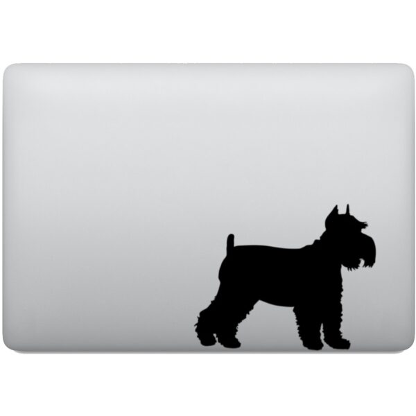 Adesivo de Notebook Cachorro Raça Schnauzer