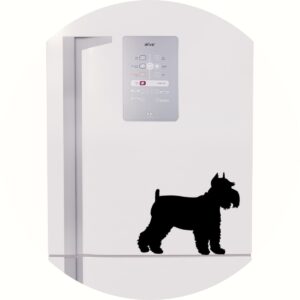 Adesivo de Casa Cachorro Schnauzer