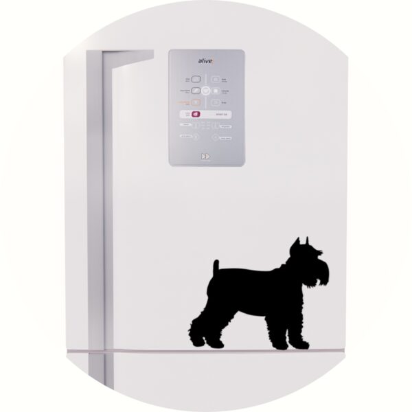 Adesivo de Casa Cachorro Schnauzer