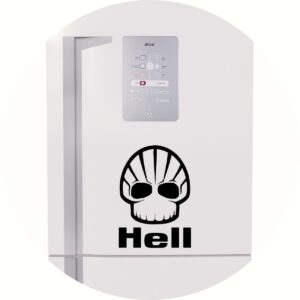 Adesivo de Casa Caveira Hell