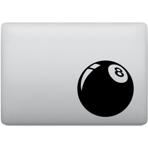 Adesivo de Notebook Bola 8 Sinuca