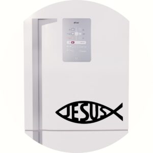 Adesivo de Casa Peixe Jesus Cristão