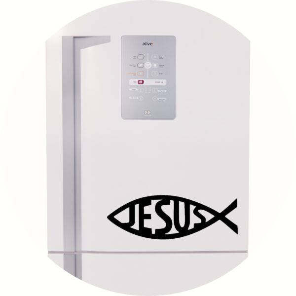 Adesivo de Casa Peixe Jesus Cristão