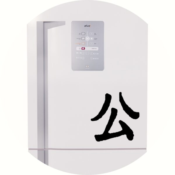 Adesivo de Casa Justiça Kanji Japonês
