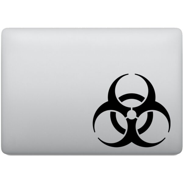 Adesivo de Notebook Risco Biológico - Biohazard
