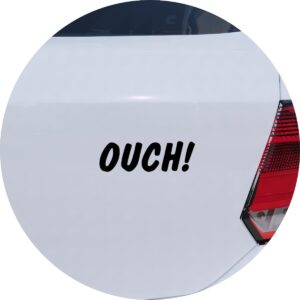 Adesivo de Carro Ouch!
