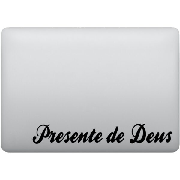 Adesivo de Notebook Presente De Deus