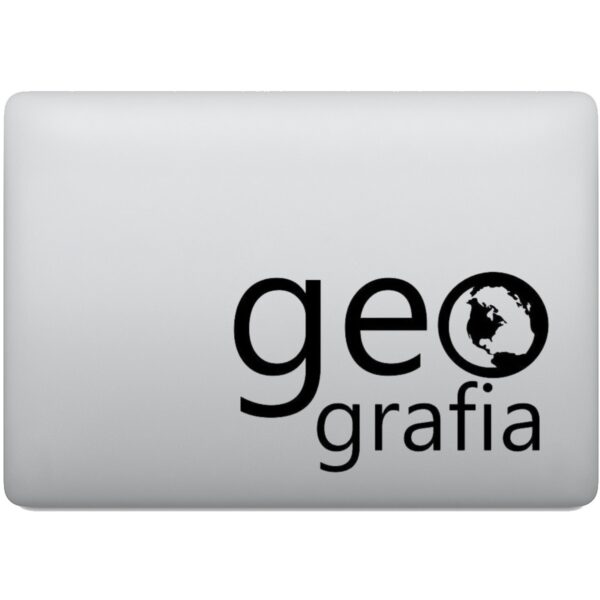 Adesivo de Notebook Curso Geografia