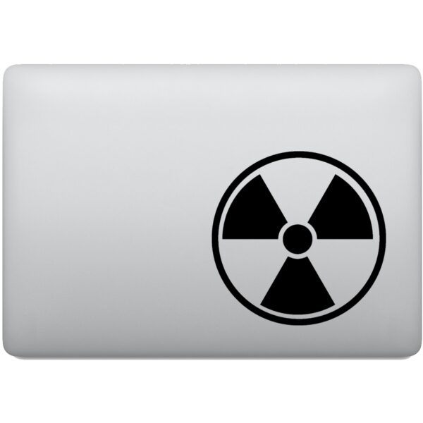 Adesivo de Notebook Símbolo Radiação Nuclear