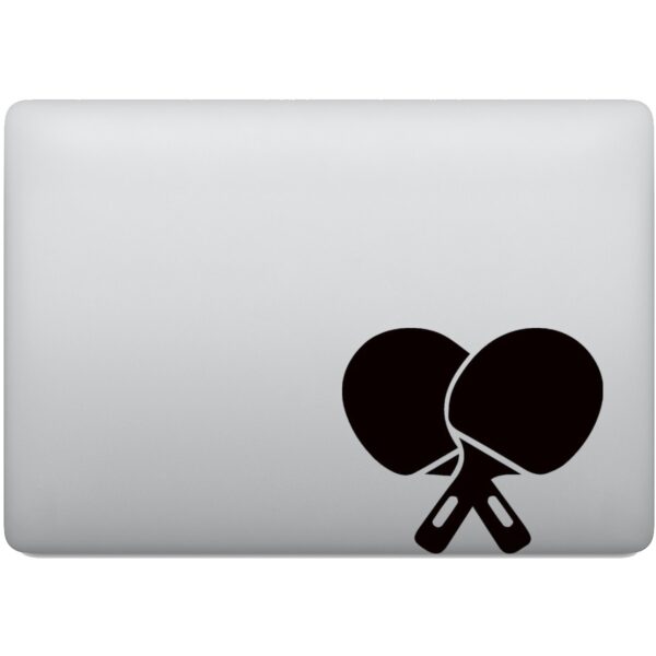 Adesivo de Notebook Raquetes de Tênis de Mesa