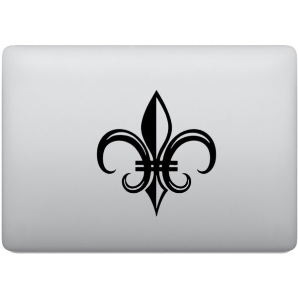 Adesivo de Notebook Flor de Lis