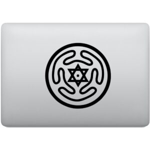 Adesivo de Notebook Circulo De Hécate Símbolo Wicca