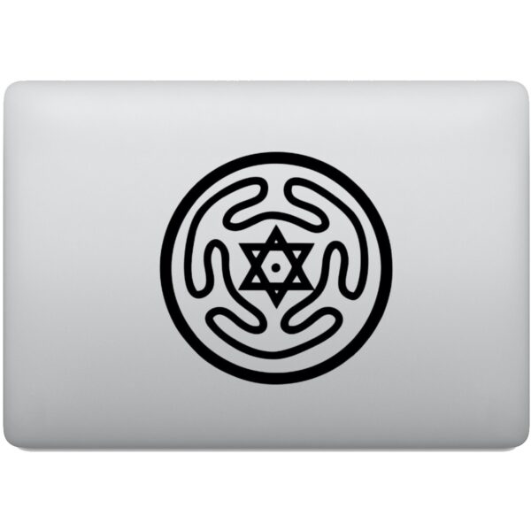 Adesivo de Notebook Circulo De Hécate Símbolo Wicca