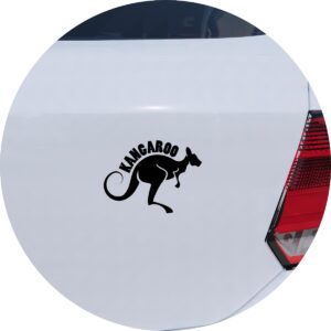 Adesivo de Carro Canguru Animal Australiano Kangaroo