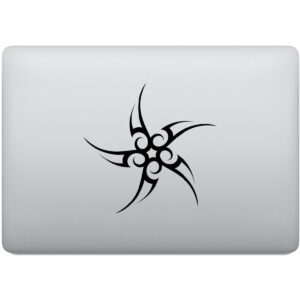 Adesivo de Notebook Estrela Ninja Tribal