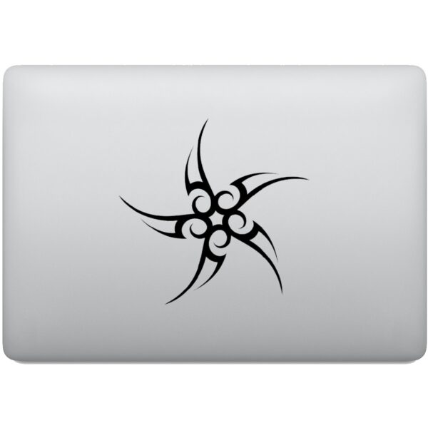 Adesivo de Notebook Estrela Ninja Tribal