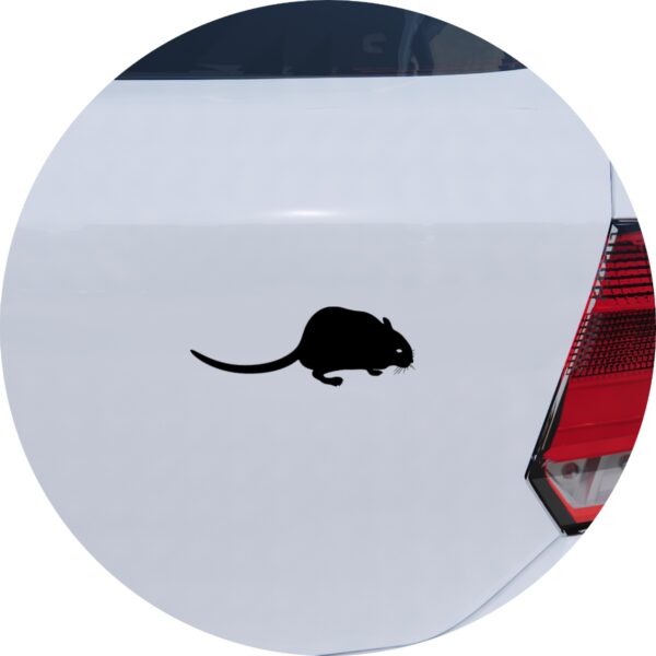 Adesivo de Carro Ratinho Animal Roedor