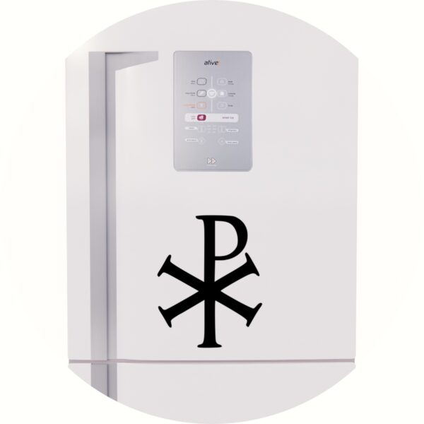 Adesivo de Casa Chi Rho Cristão