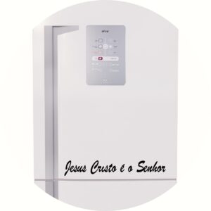 Adesivo de Casa Frase Jesus Cristo é o Senhor