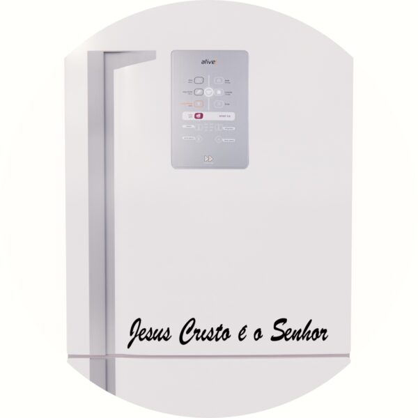 Adesivo de Casa Frase Jesus Cristo é o Senhor