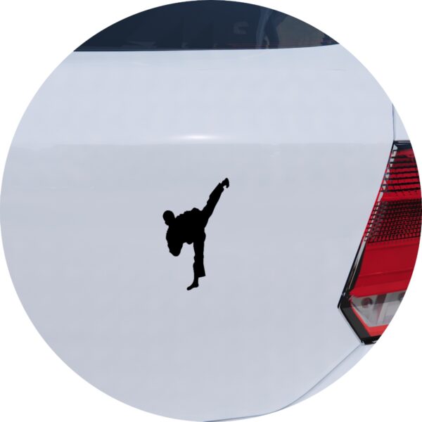 Adesivo de Carro Taekwondo Artes Marciais