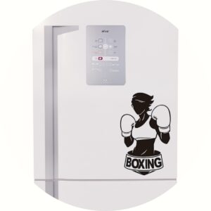 Adesivo de Casa Luta Boxe Mulher Boxing