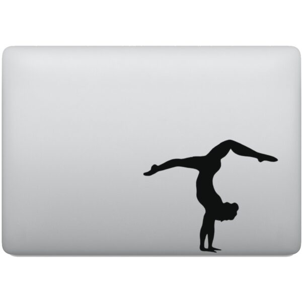 Adesivo de Notebook Ginasta Atleta de Ginástica Olímpica