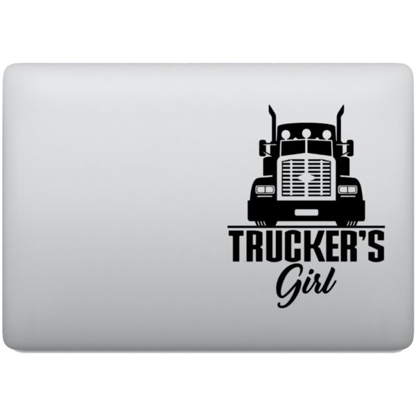 Adesivo de Notebook Mulher Caminhoneira