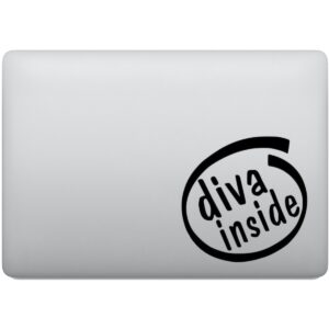 Adesivo de Notebook Diva Inside