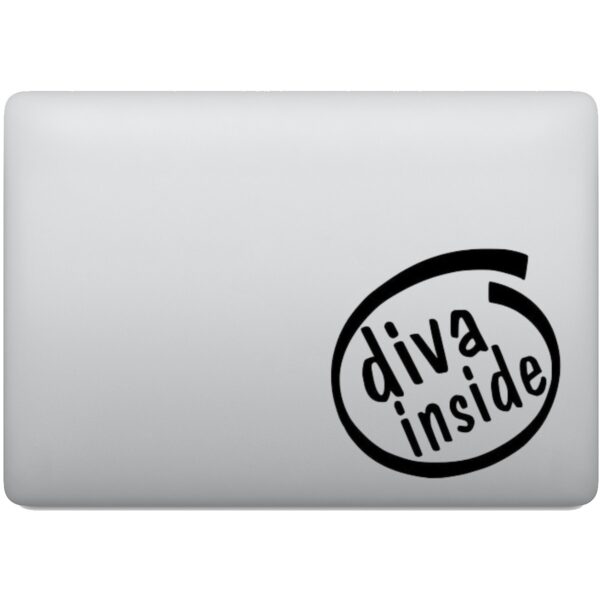 Adesivo de Notebook Diva Inside