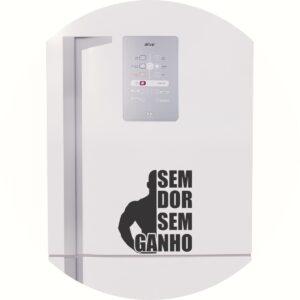 Adesivo de Casa Musculação Sem Dor Sem Ganho