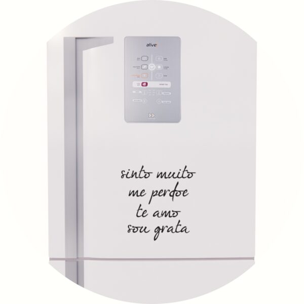 Adesivo de Casa Sinto Muito Me Perdoe Te Amo