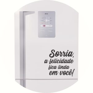 Adesivo de Casa Sorria Felicidade Frase Motivacional