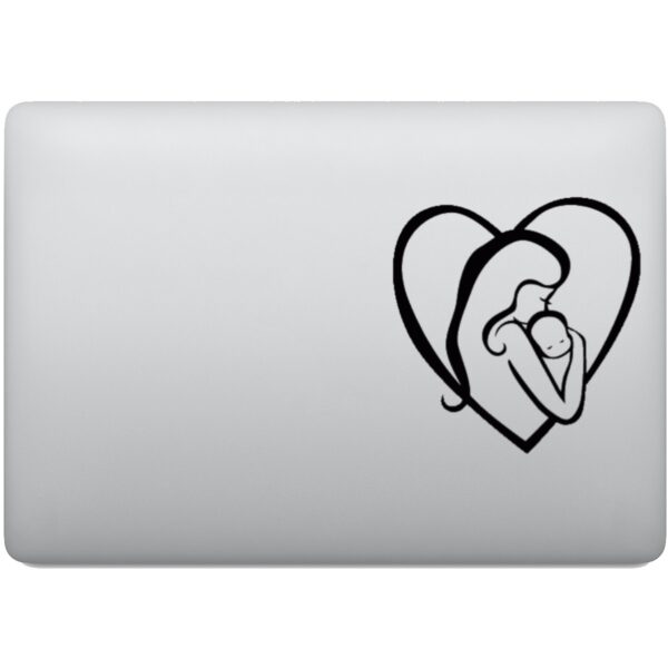 Adesivo de Notebook Mãe e Bebê Amor de Mãe
