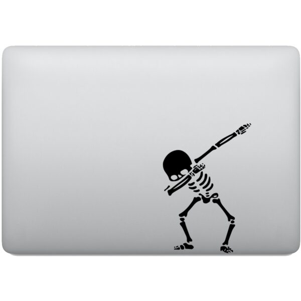 Adesivo de Notebook Esqueleto Pose da Comemoração