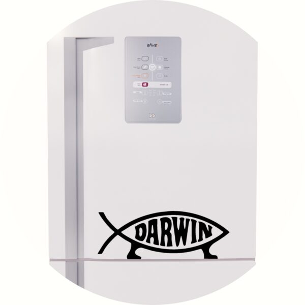 Adesivo de Casa Evolução Darwin Peixe