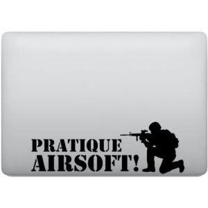 Adesivo de Notebook Pratique Airsoft Esporte