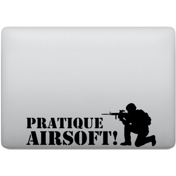 Adesivo de Notebook Pratique Airsoft Esporte