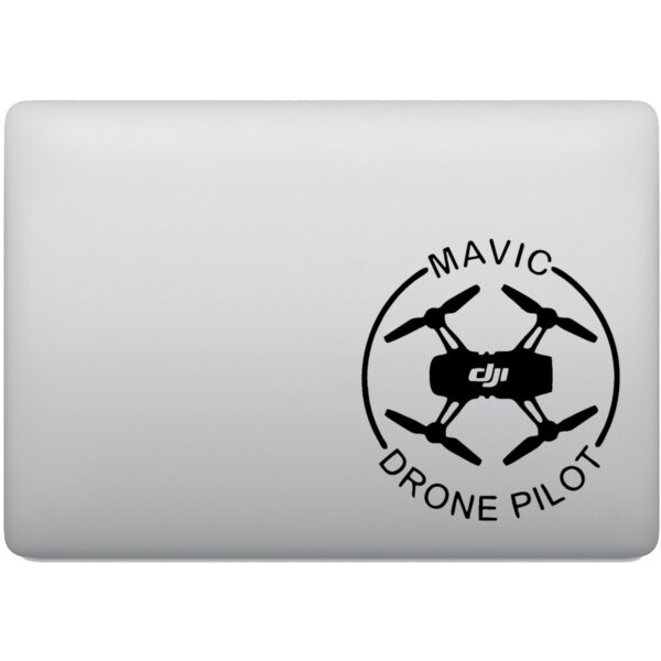 Adesivo de Notebook Piloto Drone Mavic Dji