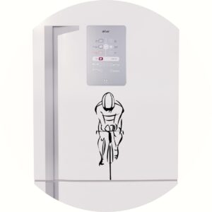 Adesivo de Casa Ciclista Pedalando em Bike Speed