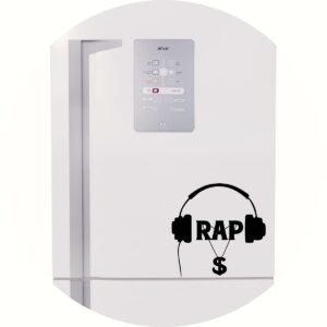 Adesivo de Casa Fones de Ouvido Rap