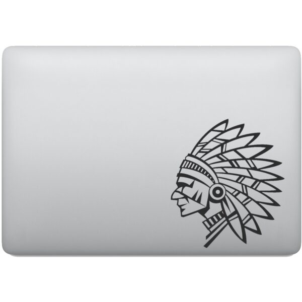 Adesivo de Notebook Índio de Cocar