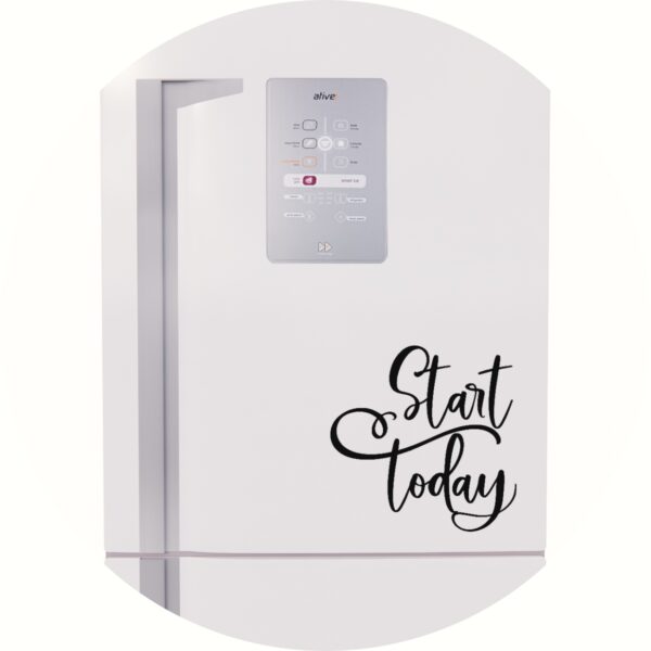 Adesivo de Casa Comece Hoje Start Today