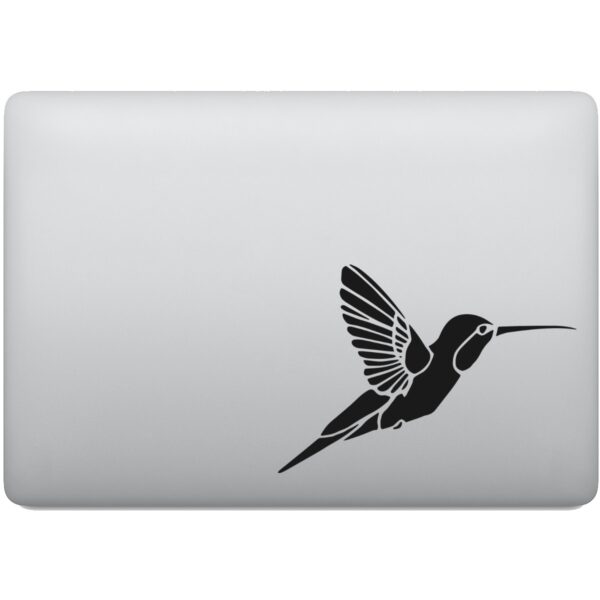 Adesivo de Notebook Pássaro Beija-flor na Flor