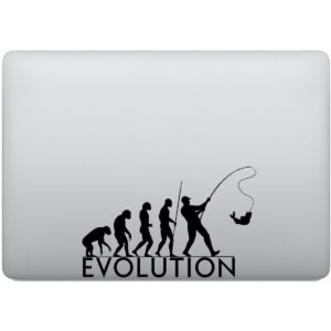 Adesivo de Notebook Evolução do Pescador