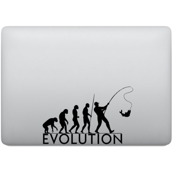 Adesivo de Notebook Evolução do Pescador